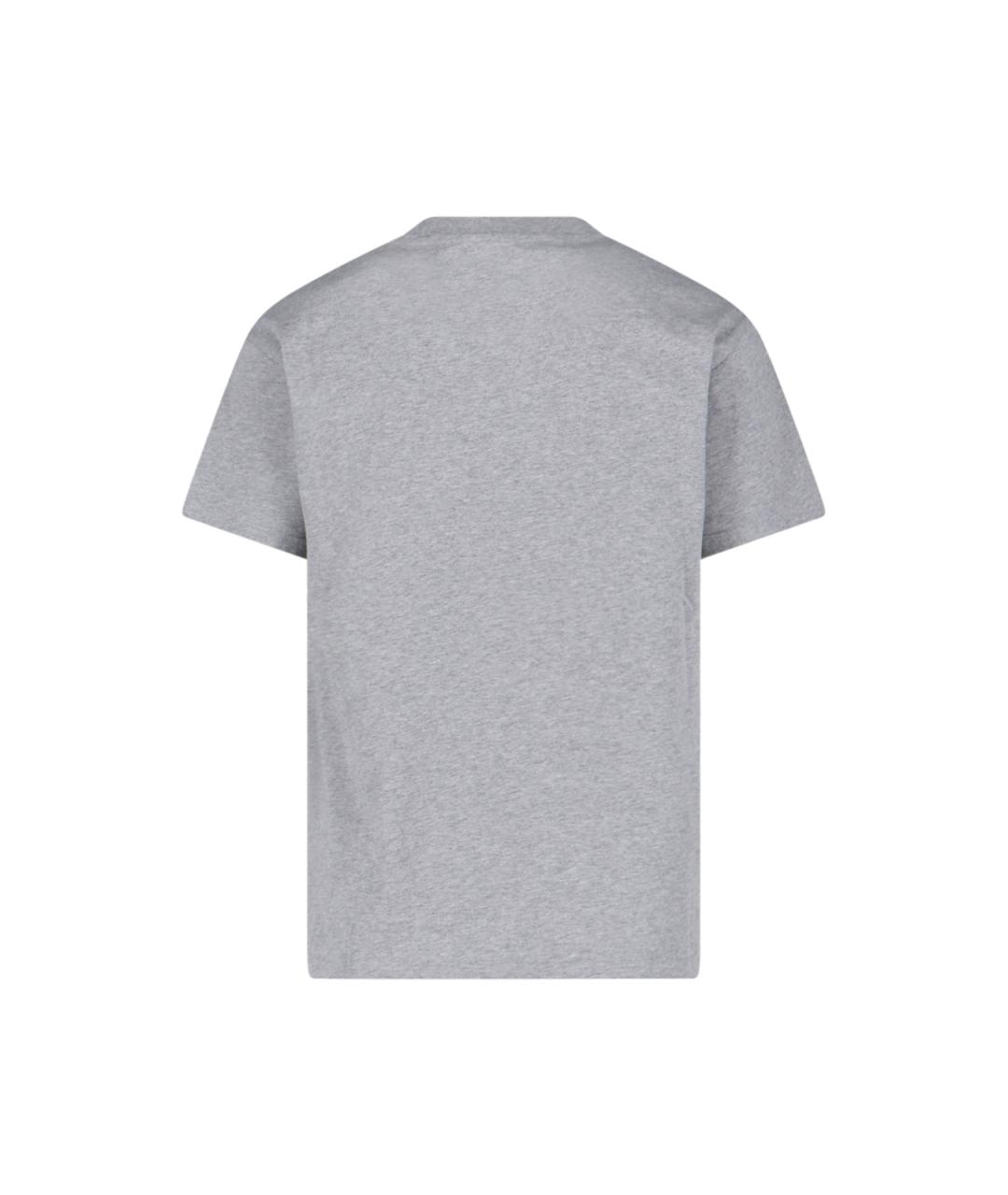 VIVIENNE WESTWOOD Серая хлопковая футболка, фото 2