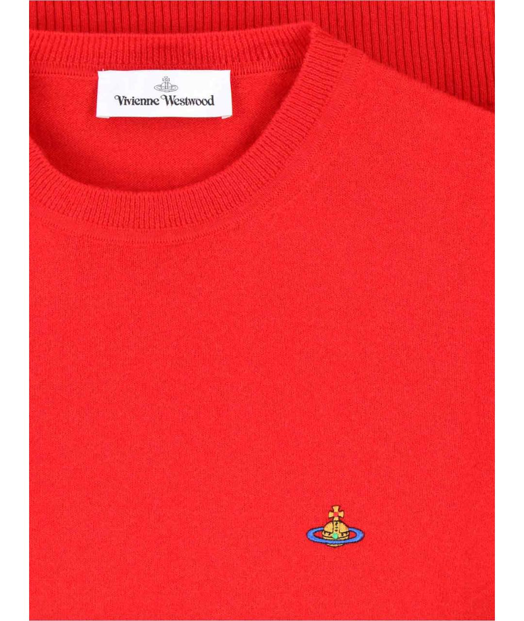 VIVIENNE WESTWOOD Красный шерстяной джемпер / свитер, фото 3