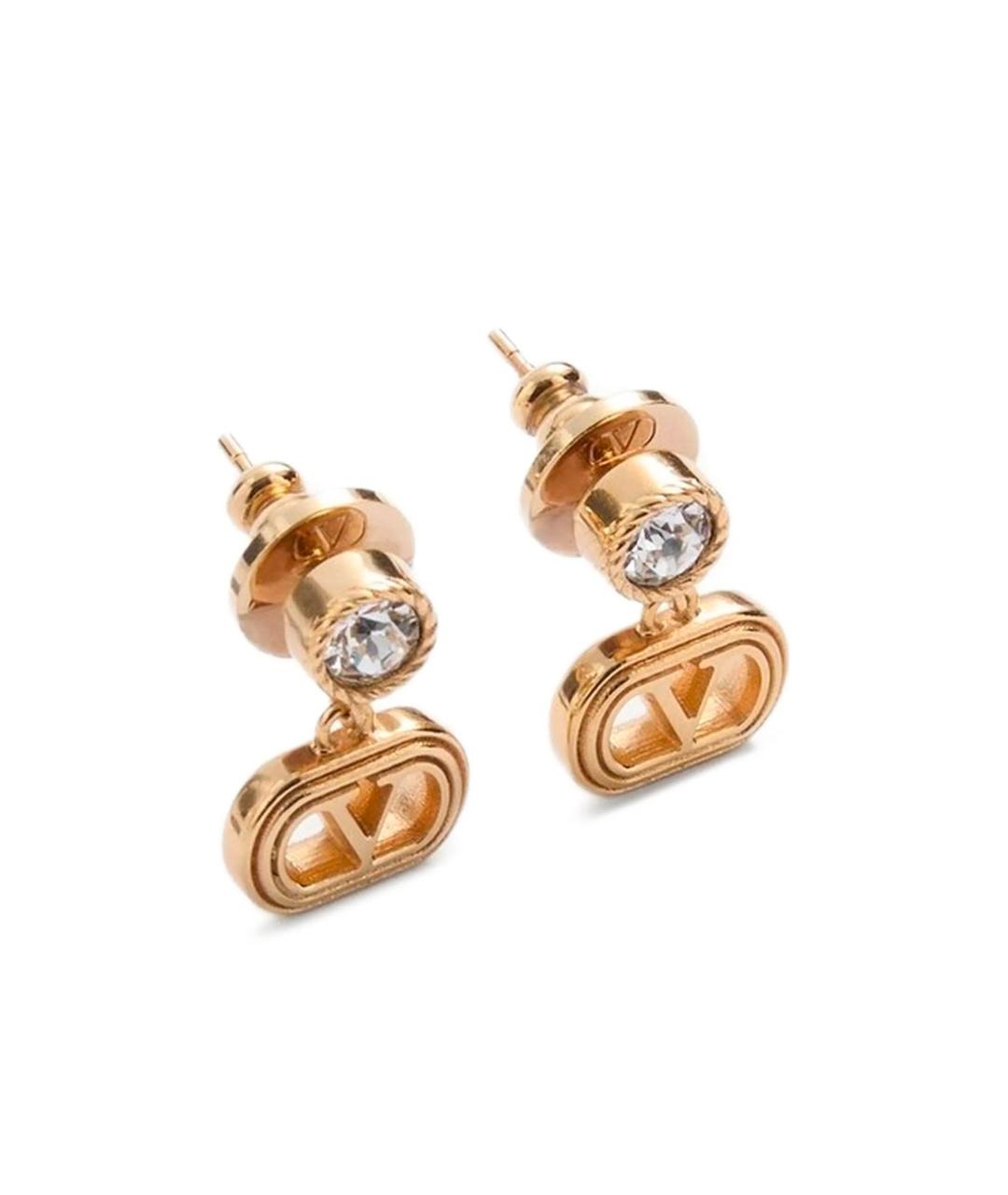 VALENTINO Золотые металлические серьги, фото 4