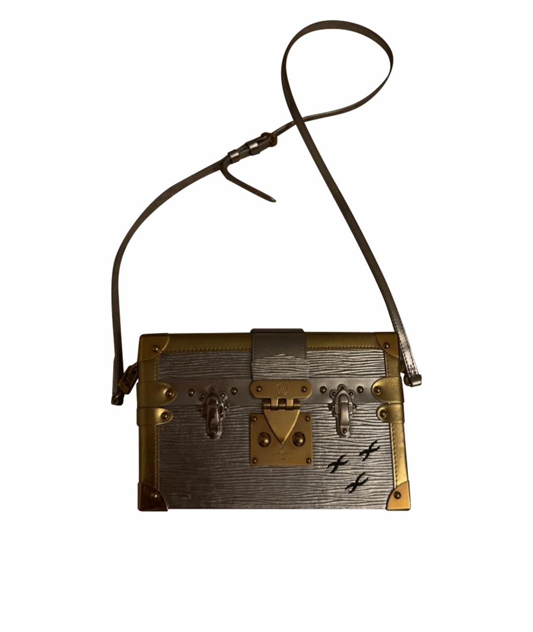 LOUIS VUITTON Серебряная сумка через плечо, фото 1