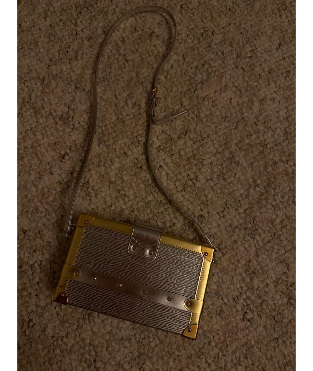 LOUIS VUITTON Серебряная сумка через плечо, фото 3