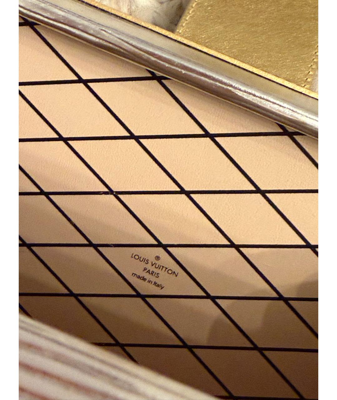 LOUIS VUITTON Серебряная сумка через плечо, фото 4