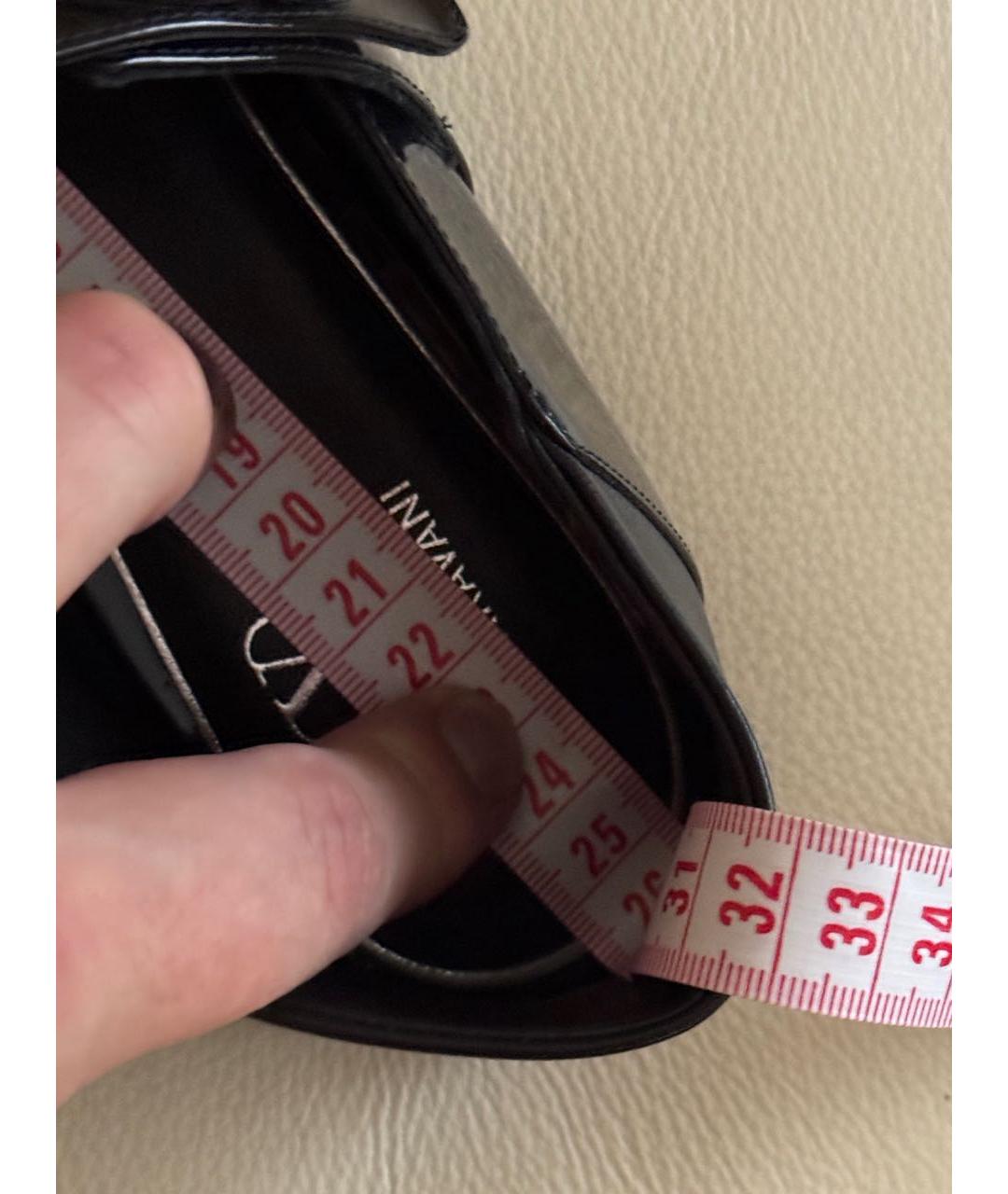 VALENTINO Черные балетки из лакированной кожи, фото 8