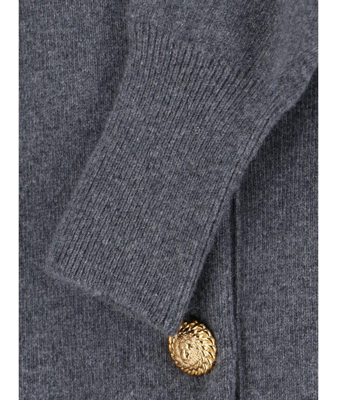 BALMAIN Серый кардиган, фото 5