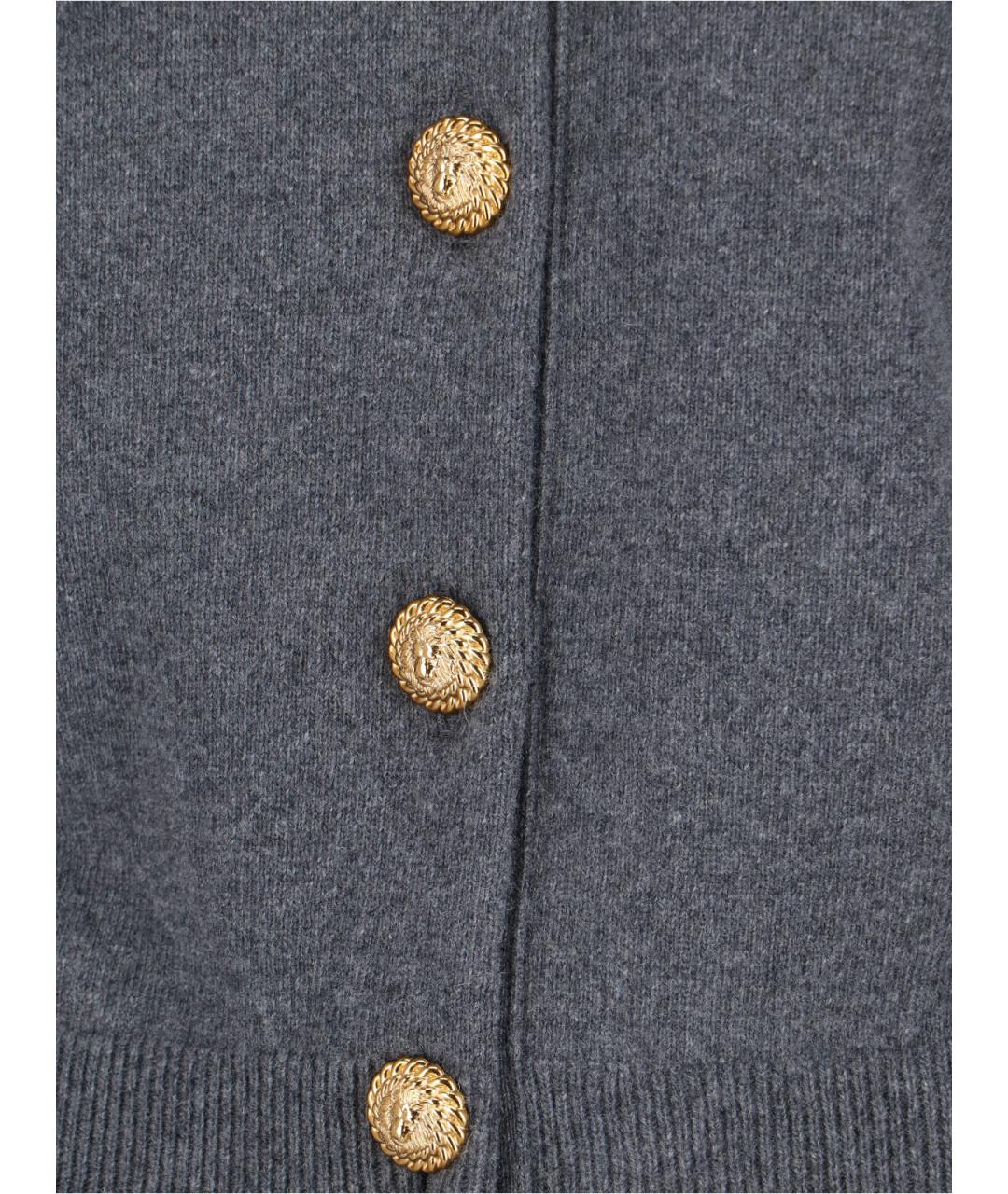 BALMAIN Серый кардиган, фото 4