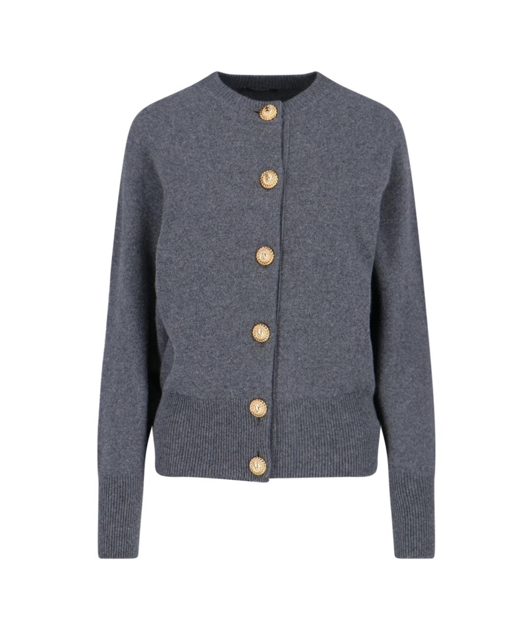 BALMAIN Серый кардиган, фото 1