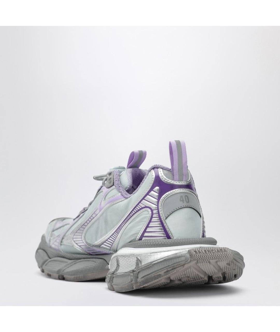 BALENCIAGA Голубые синтетические кроссовки, фото 3