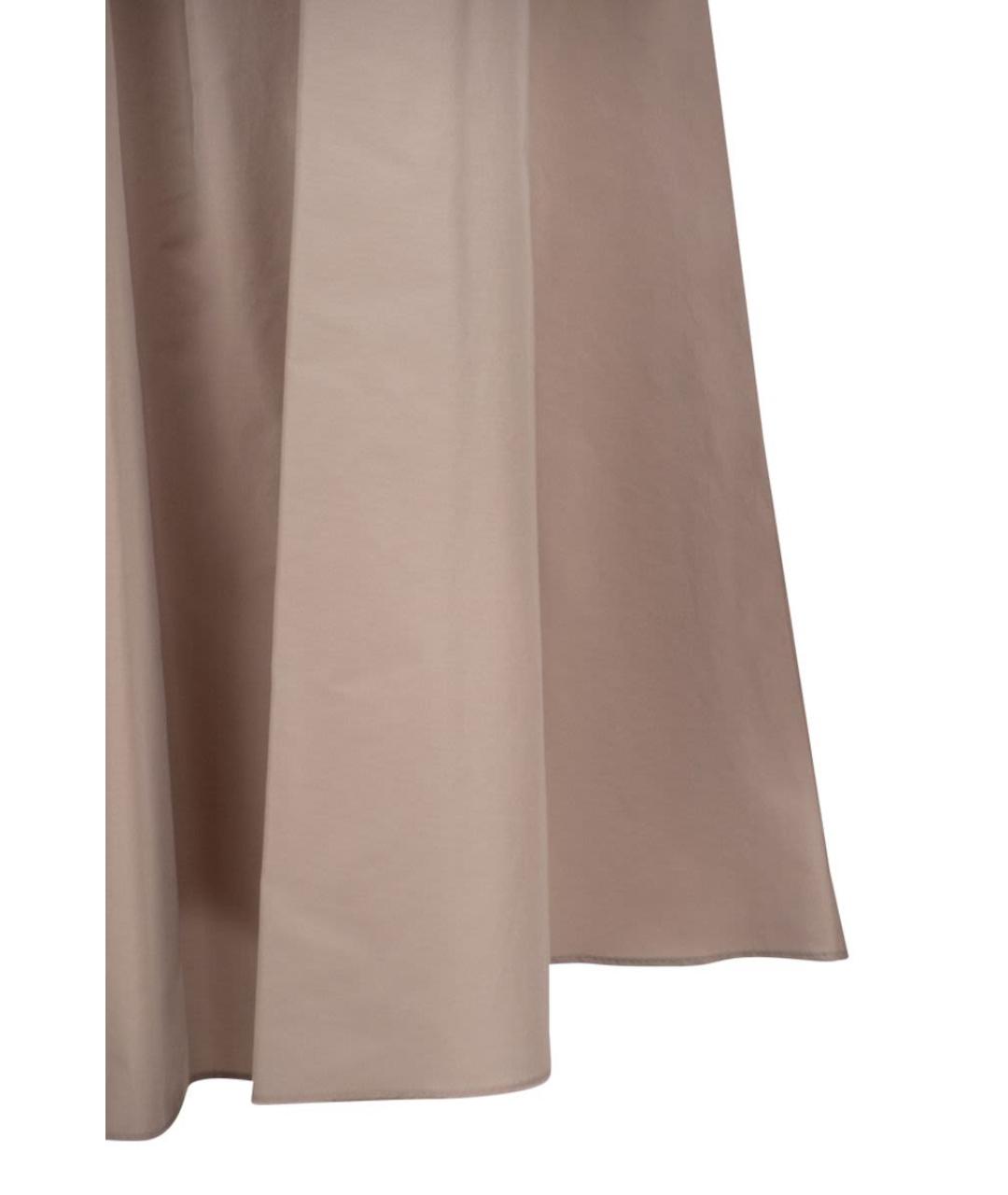 WEEKEND MAX MARA Розовая полиэстеровая юбка миди, фото 4