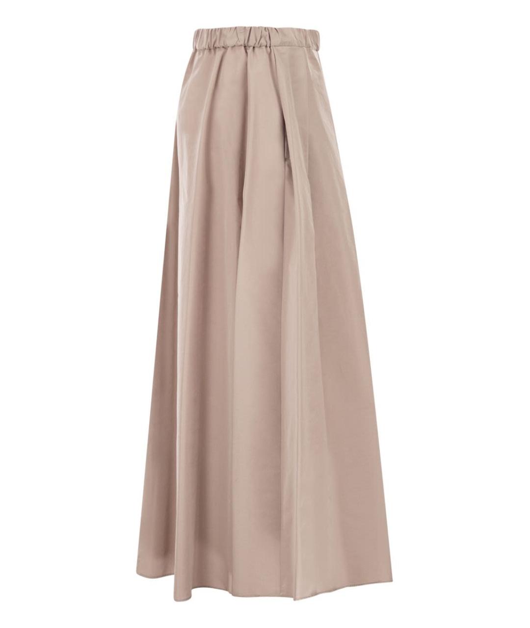 WEEKEND MAX MARA Розовая полиэстеровая юбка миди, фото 3