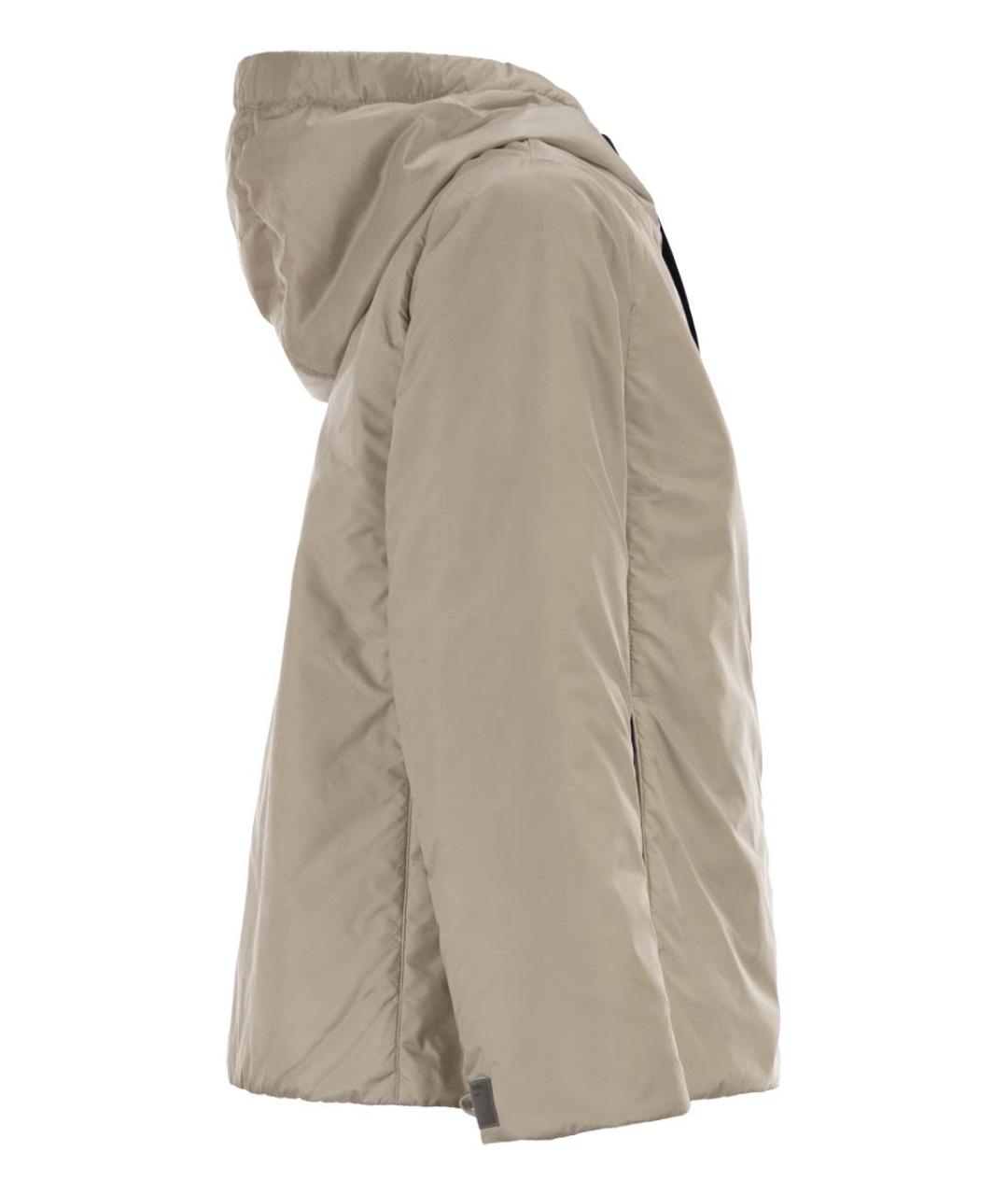MAX MARA Бежевая полиэстеровая куртка, фото 3