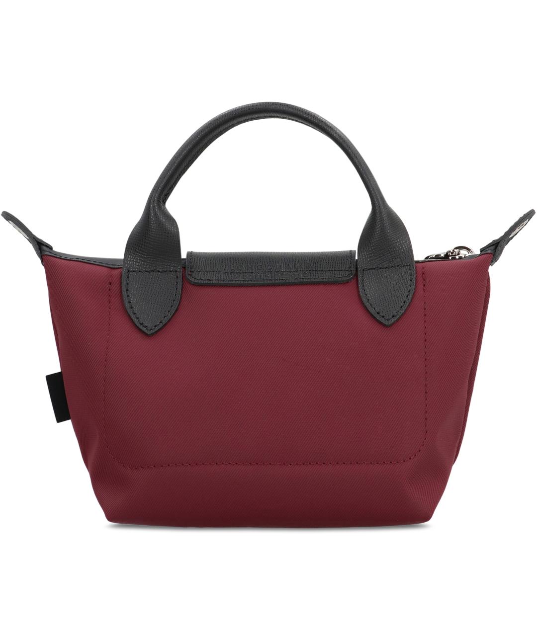 LONGCHAMP Бордовая сумка с короткими ручками, фото 3