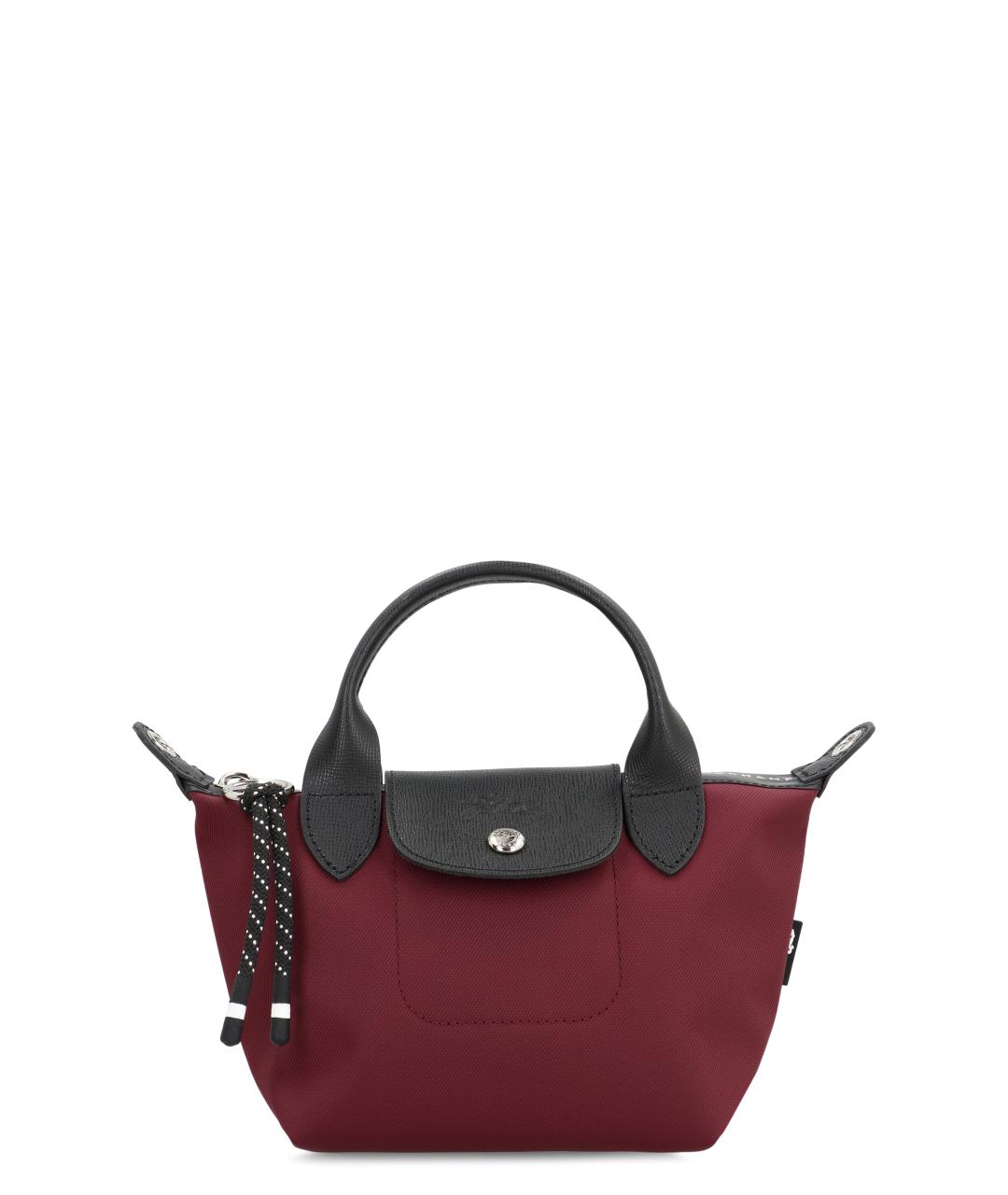 LONGCHAMP Бордовая сумка с короткими ручками, фото 1