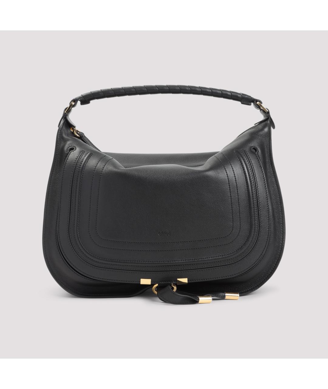 CHLOE Черная кожаная сумка через плечо, фото 3