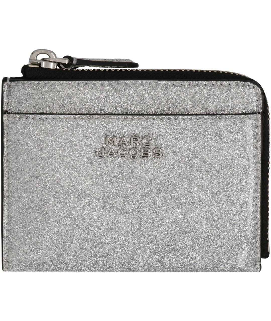 MARC JACOBS Серебрянный полиуретановый кошелек, фото 2