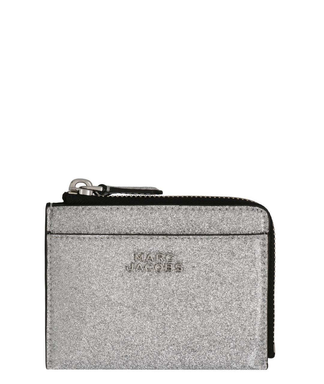 MARC JACOBS Серебрянный полиуретановый кошелек, фото 1