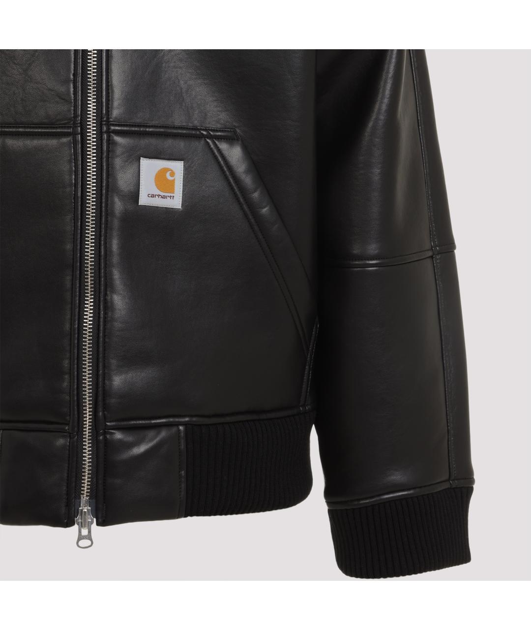 CARHARTT WIP Черная полиуретановая куртка, фото 3