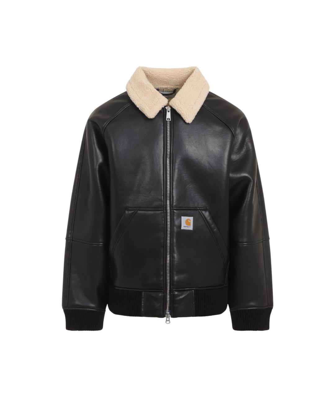 CARHARTT WIP Черная полиуретановая куртка, фото 1