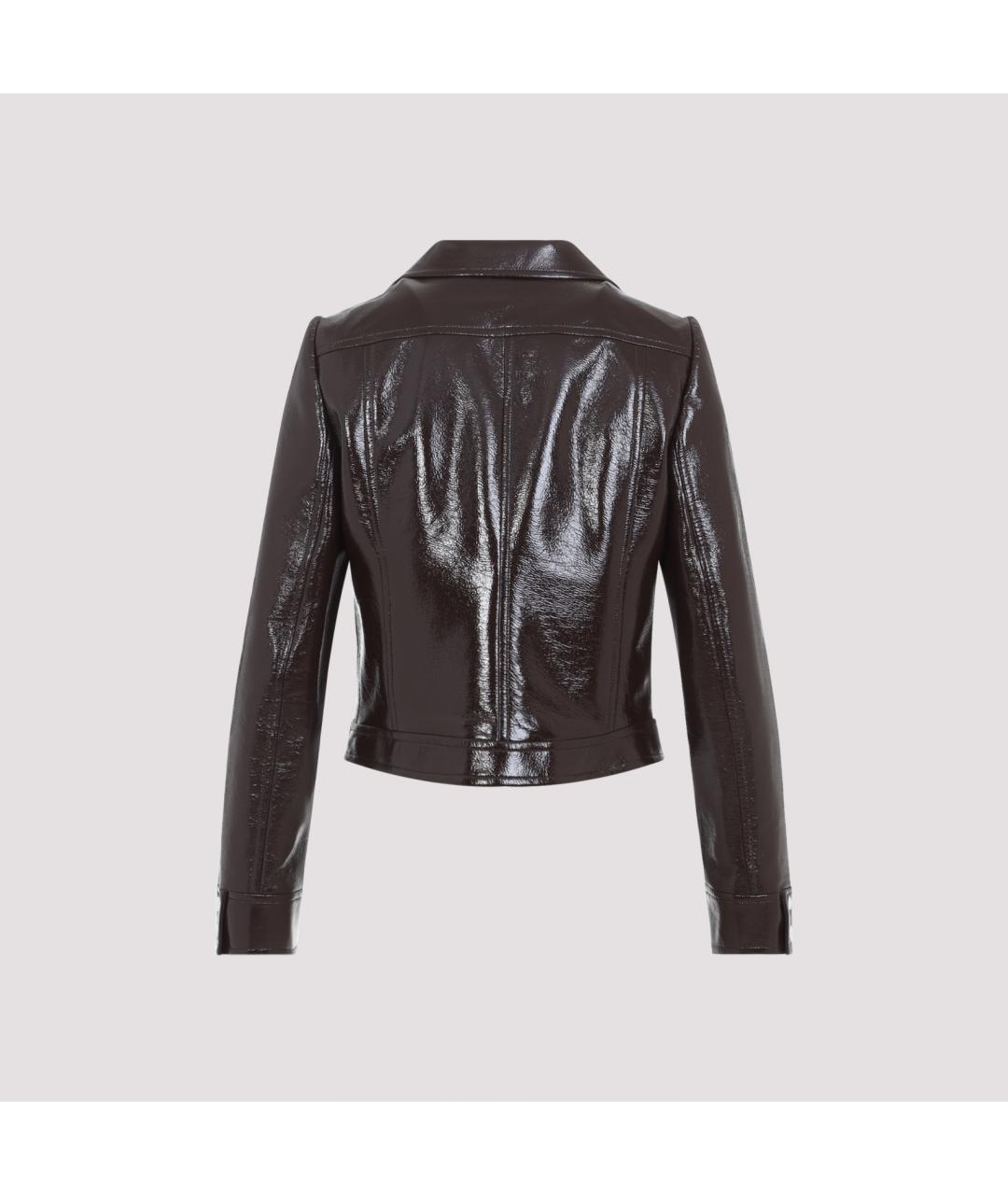 COURREGES Коричневая хлопковая куртка, фото 2