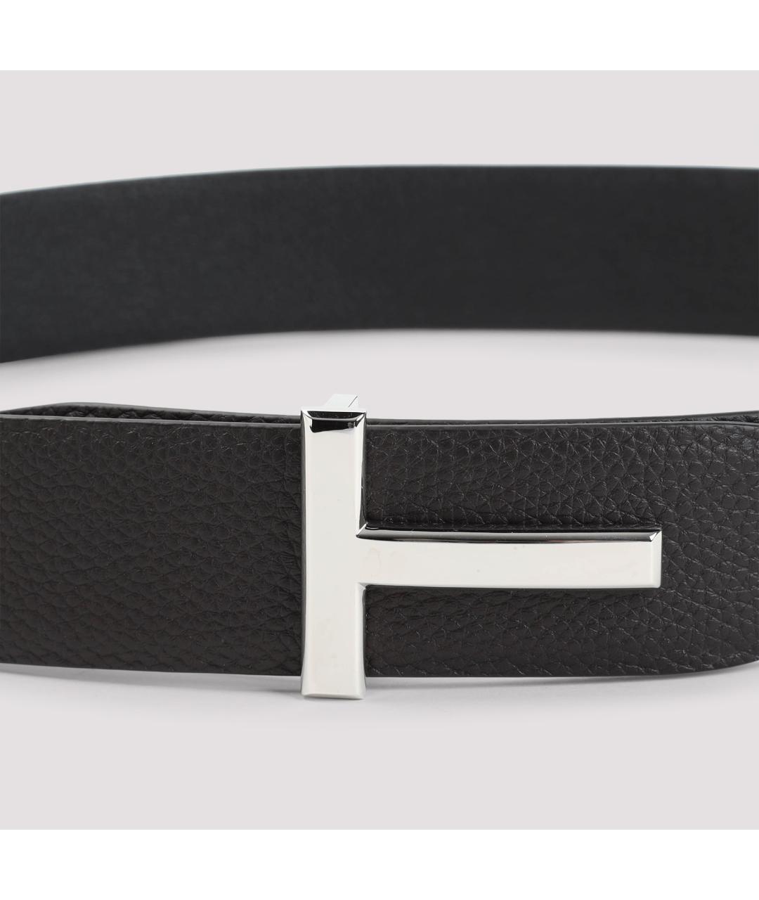 TOM FORD Коричневый кожаный ремень, фото 2