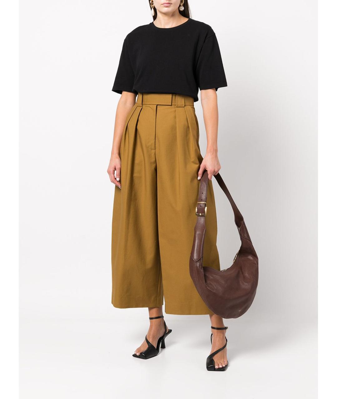 KHAITE Черная хлопковая футболка, фото 2