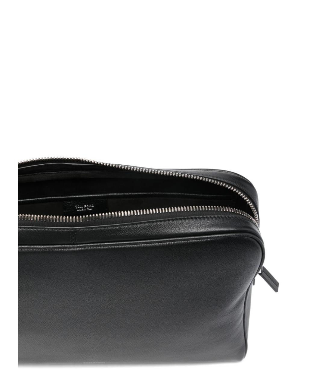 TOM FORD Черный кожаный кошелек, фото 3