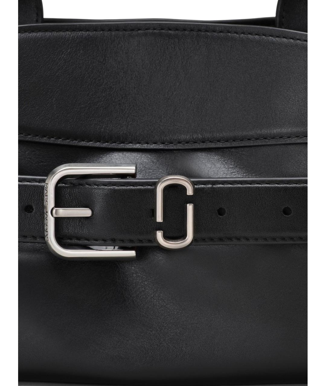 MARC JACOBS Черная кожаная сумка тоут, фото 2