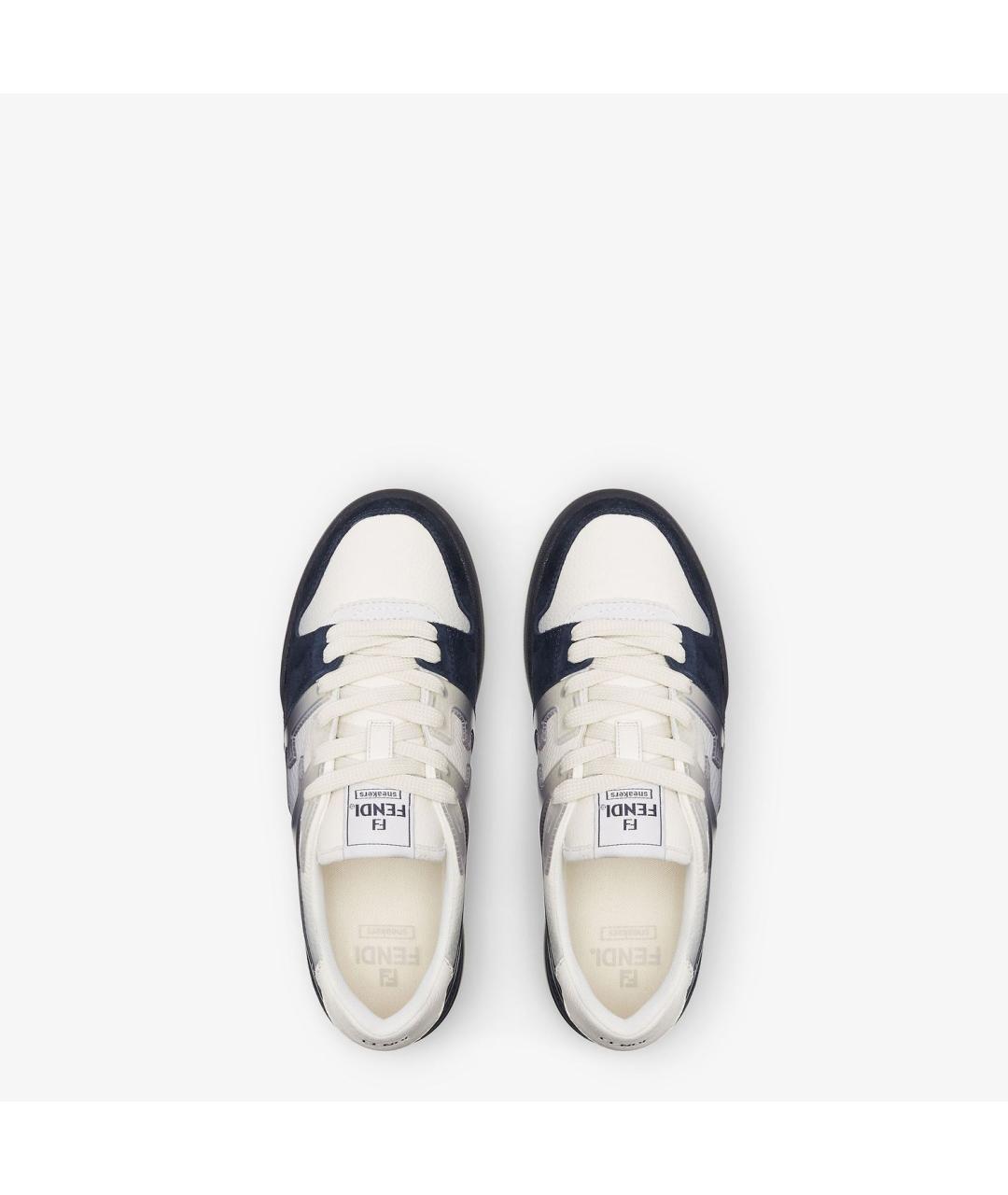 FENDI Мульти кожаные низкие кроссовки / кеды, фото 4