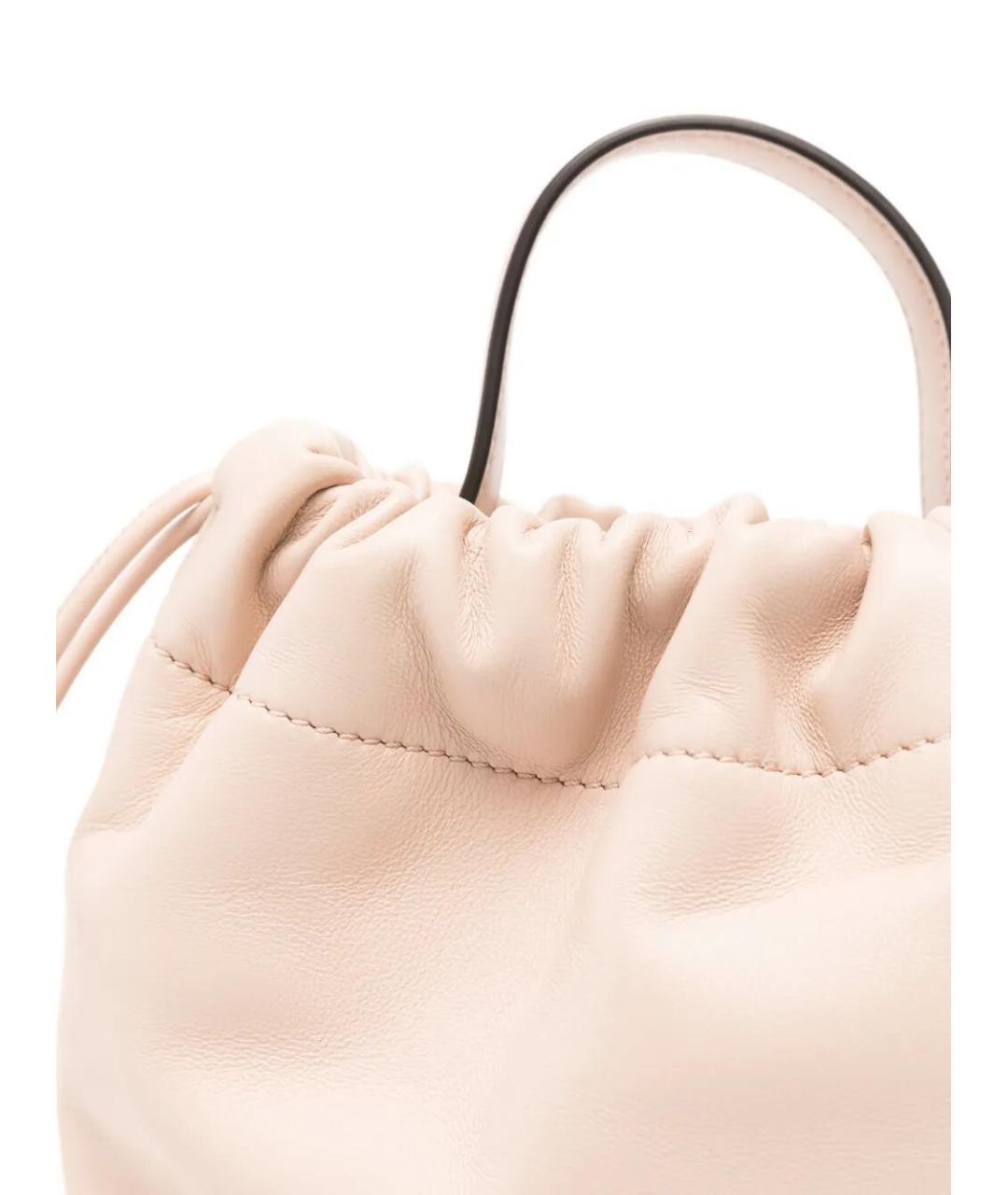 CHLOE Розовая кожаная сумка с короткими ручками, фото 2