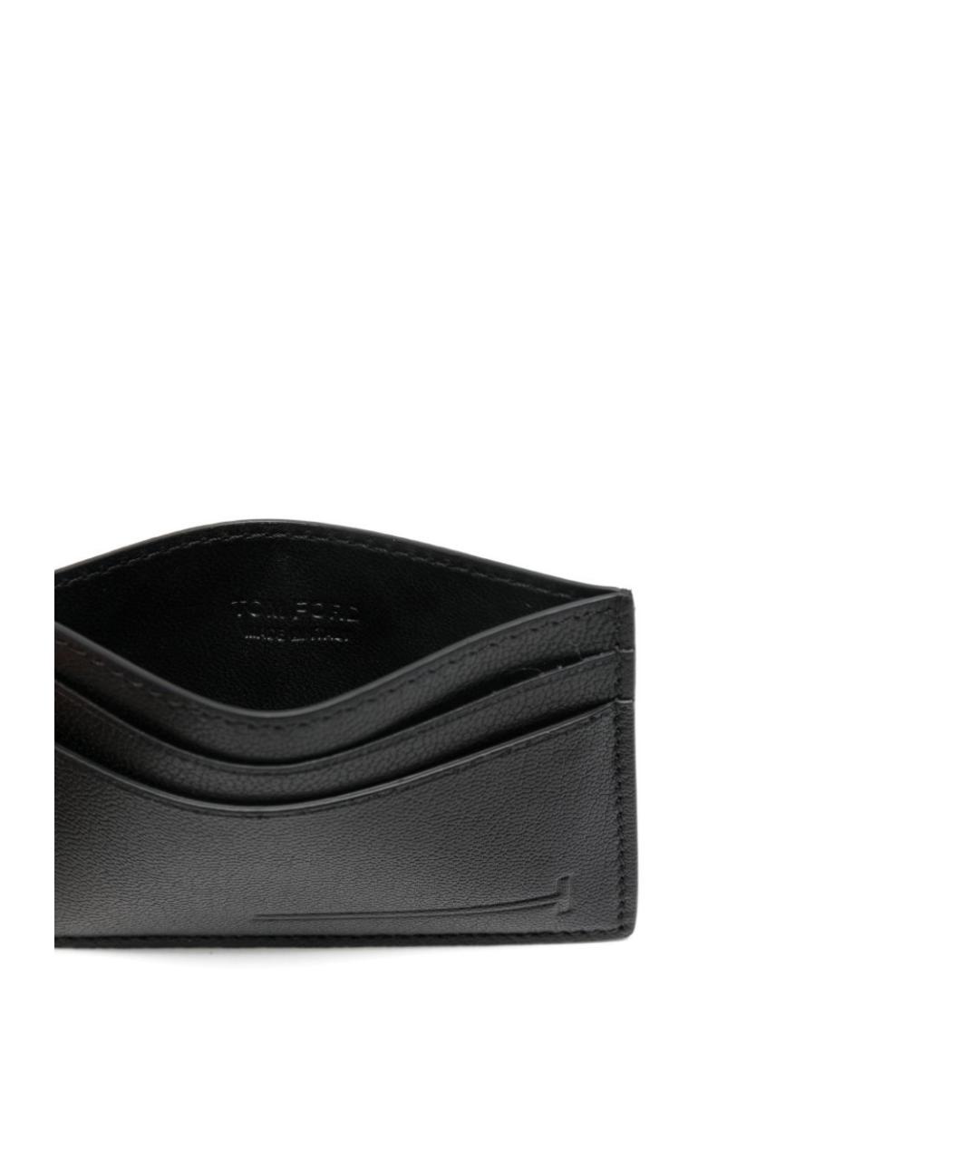 TOM FORD Черный кожаный кардхолдер, фото 2