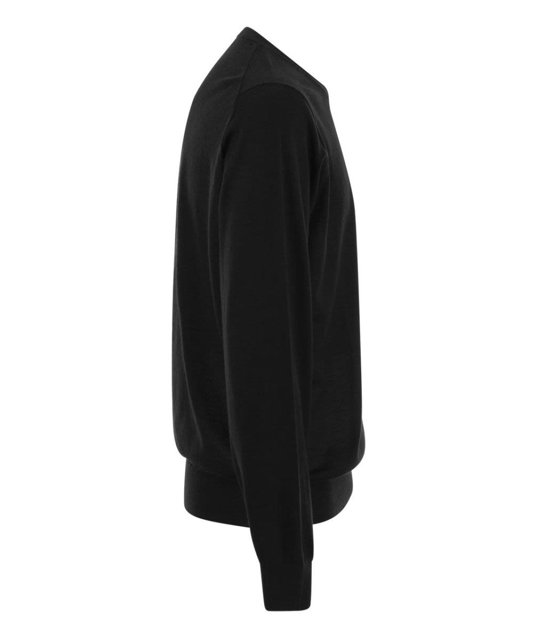 BRUNELLO CUCINELLI Черный кашемировый джемпер / свитер, фото 3