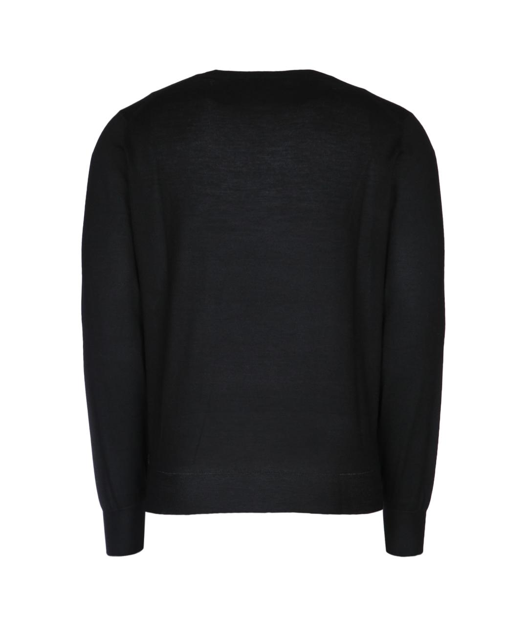 BRUNELLO CUCINELLI Черный кашемировый джемпер / свитер, фото 2