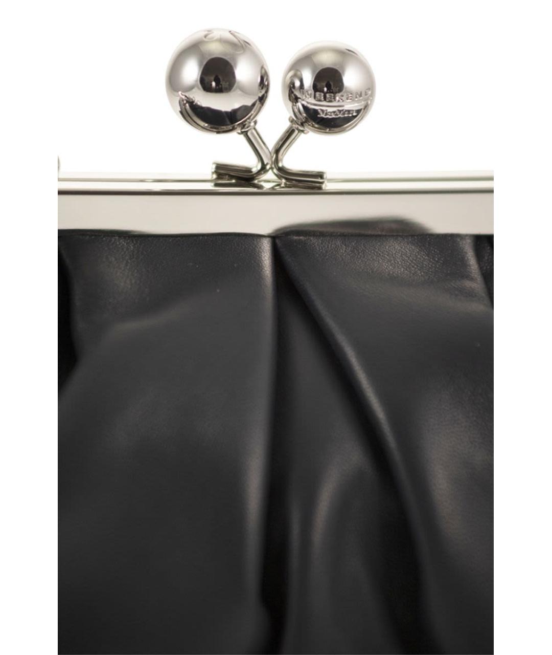 WEEKEND MAX MARA Черная сумка с короткими ручками, фото 5