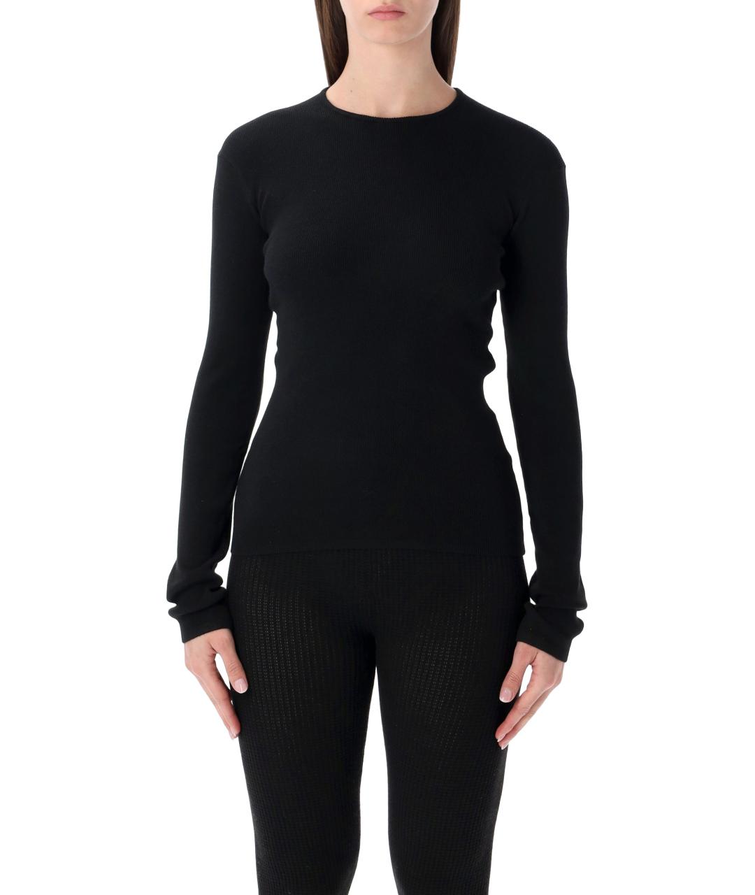 FEAR OF GOD ESSENTIALS Черная полиэстеровая водолазка, фото 1