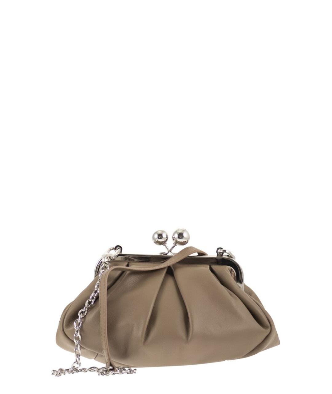 WEEKEND MAX MARA Бежевая сумка с короткими ручками, фото 2