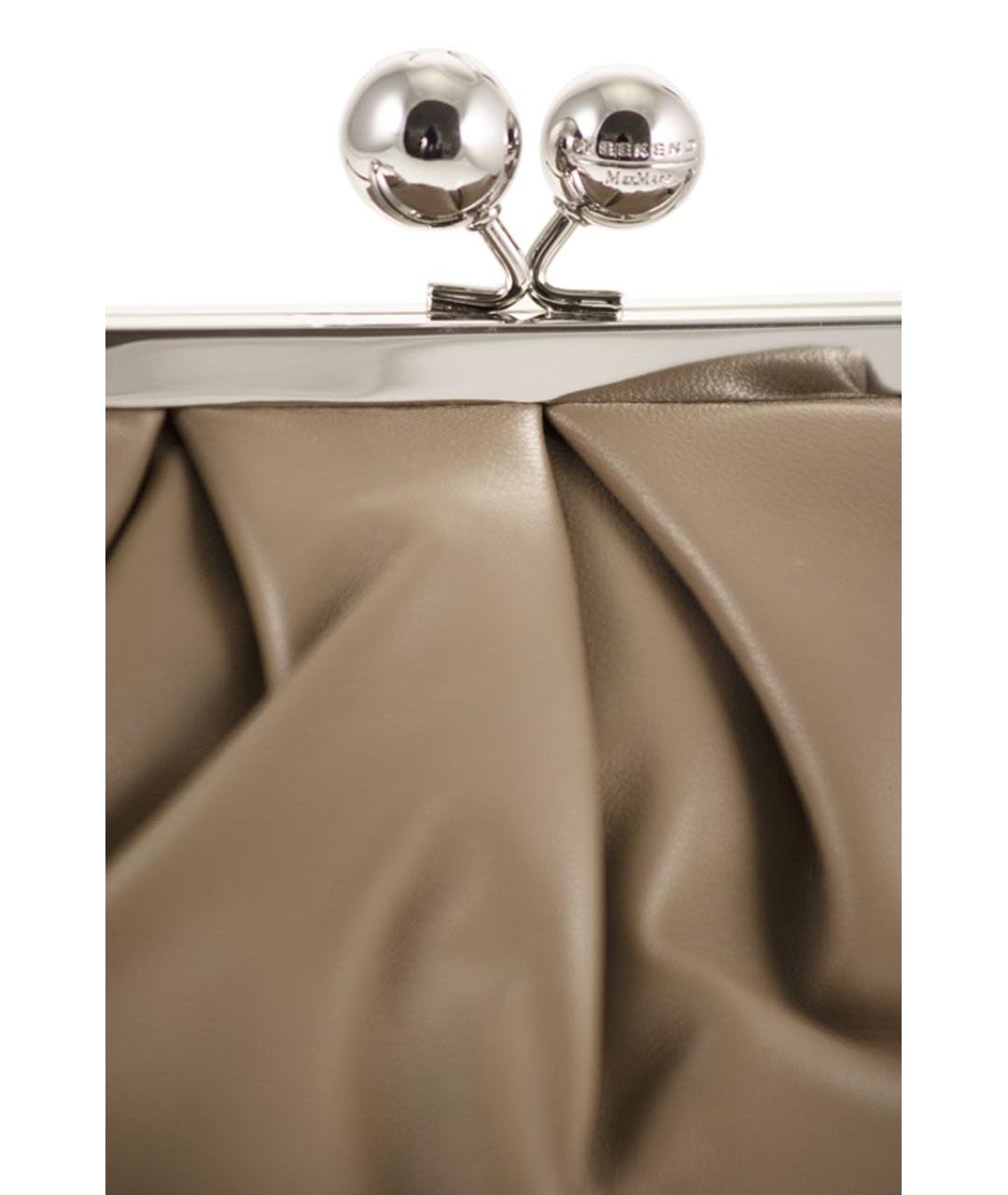 WEEKEND MAX MARA Бежевая сумка с короткими ручками, фото 5