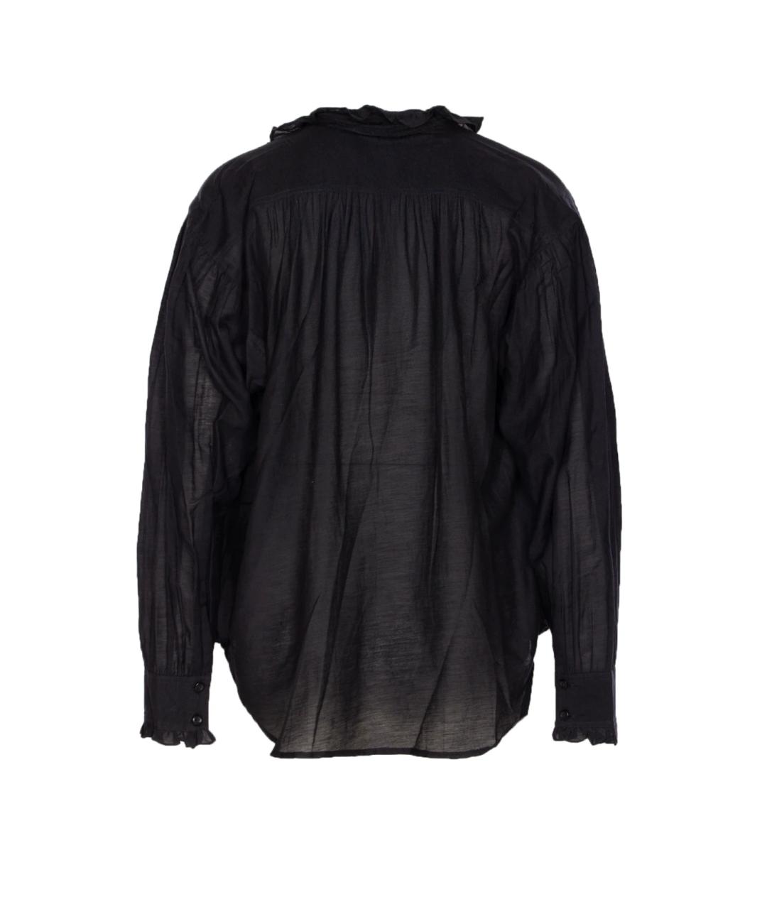 ISABEL MARANT Черная хлопковая блузы, фото 2