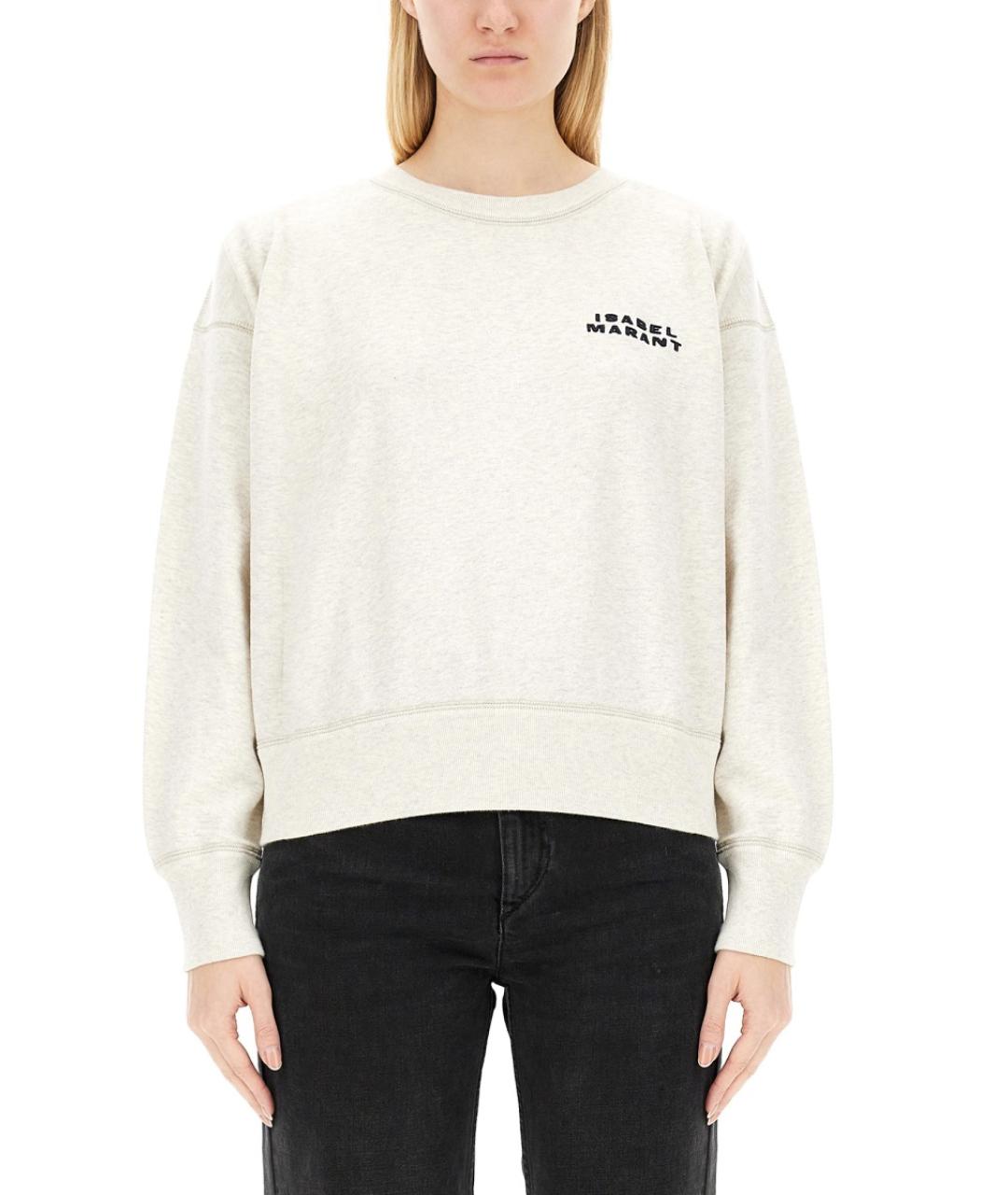 ISABEL MARANT Бежевый хлопковый джемпер / свитер, фото 2