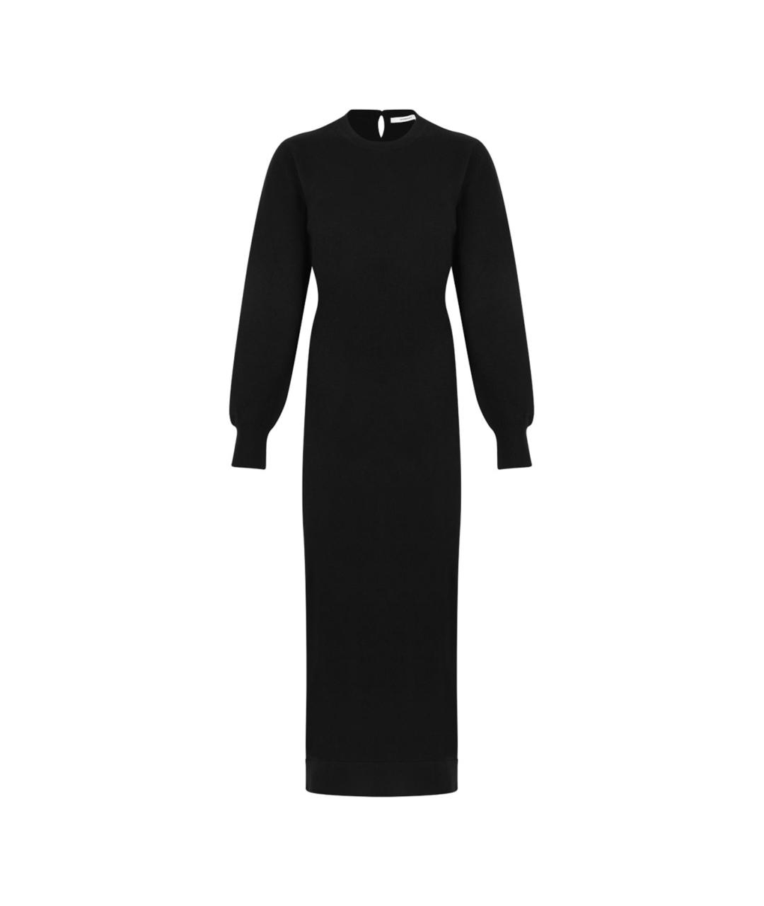 GIVENCHY Черное кашемировое повседневное платье, фото 1