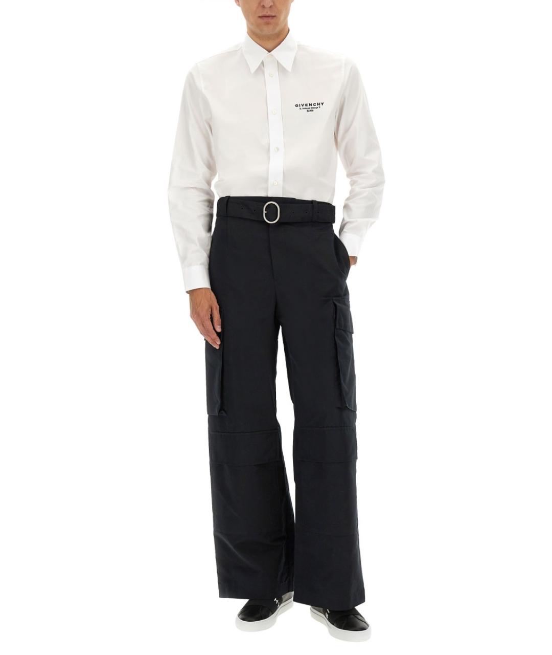 GIVENCHY Белая хлопковая классическая рубашка, фото 3