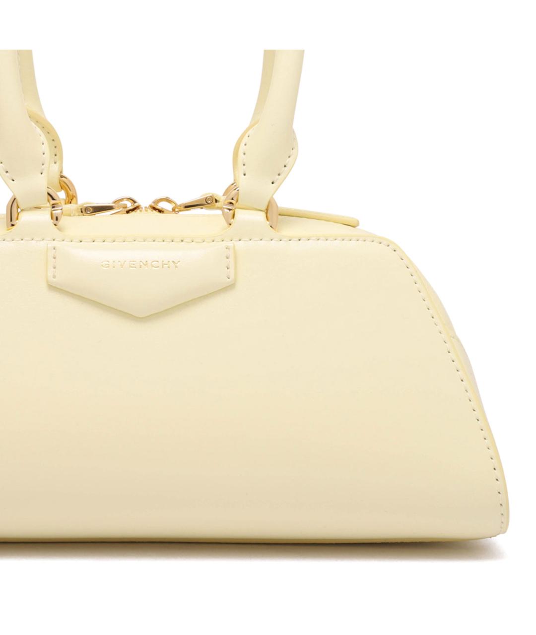 GIVENCHY Белая кожаная сумка через плечо, фото 4