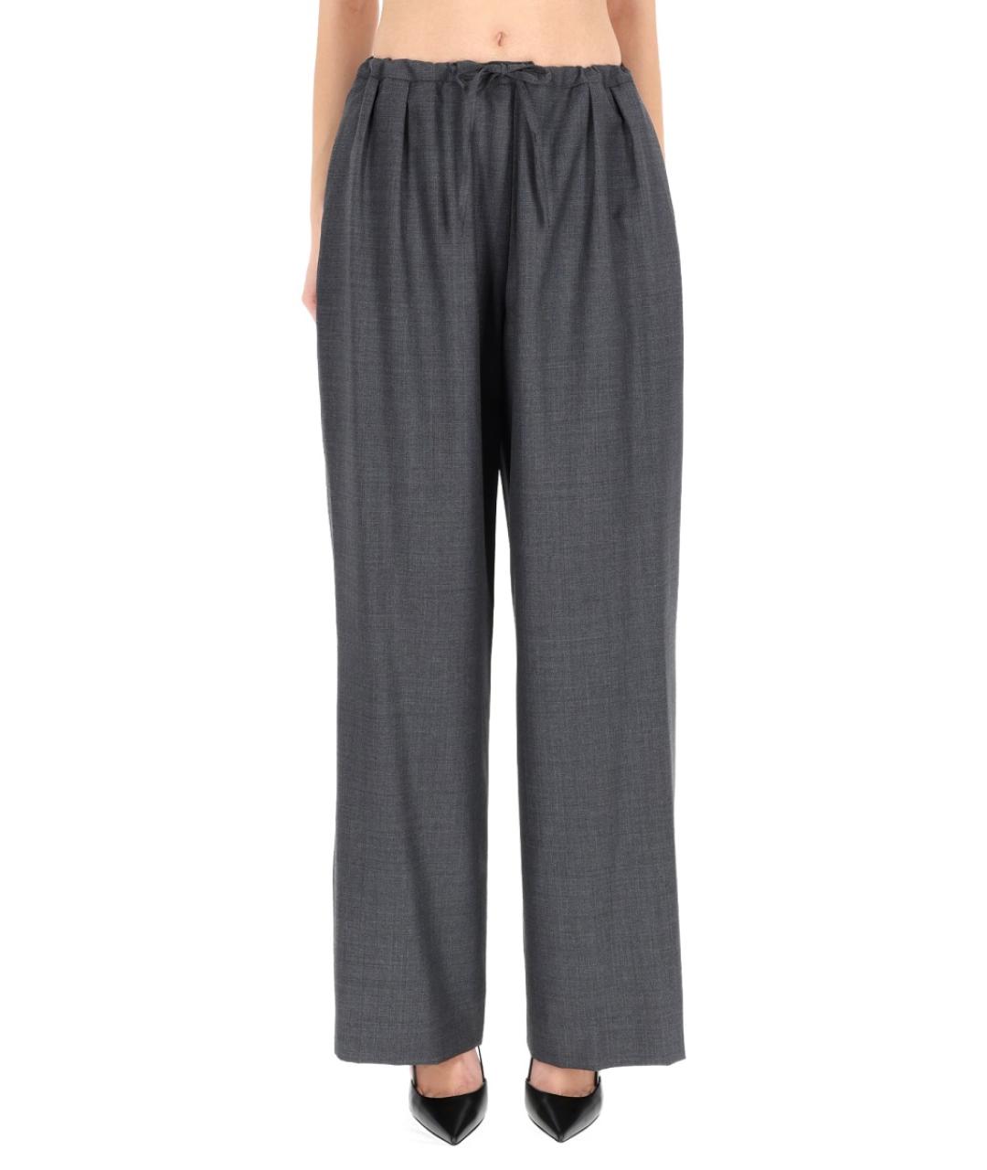 LOULOU STUDIO Шерстяные прямые брюки, фото 5