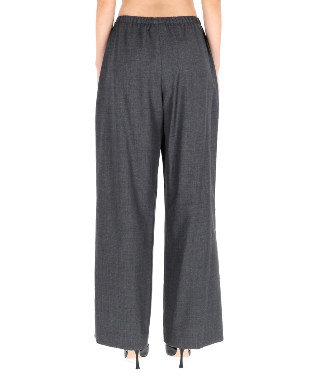 LOULOU STUDIO Шерстяные прямые брюки, фото 4