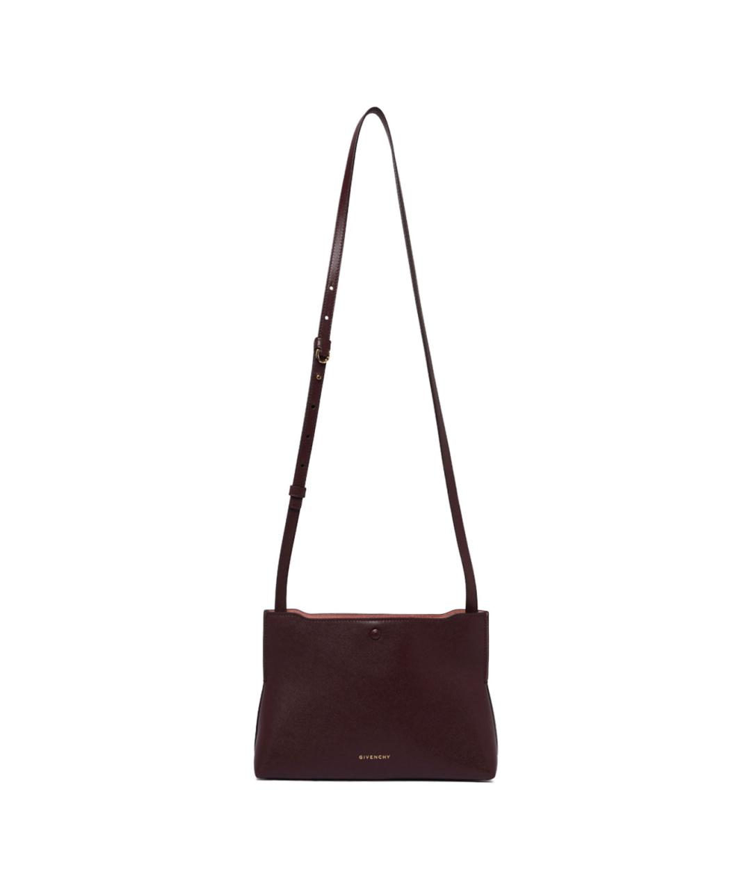 GIVENCHY Фиолетовая кожаная сумка через плечо, фото 1