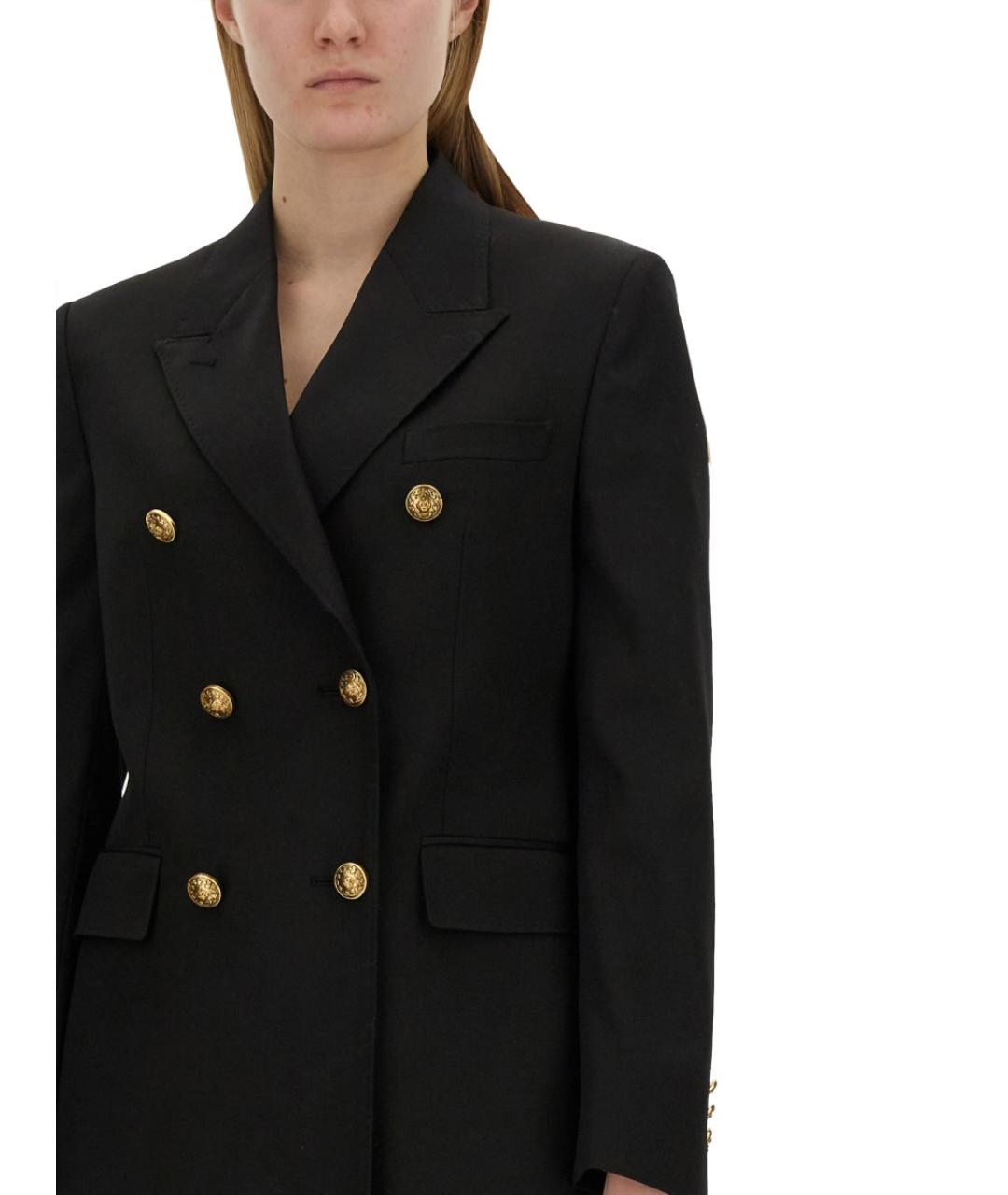 GOLDEN GOOSE DELUXE BRAND Черный шерстяной жакет/пиджак, фото 5