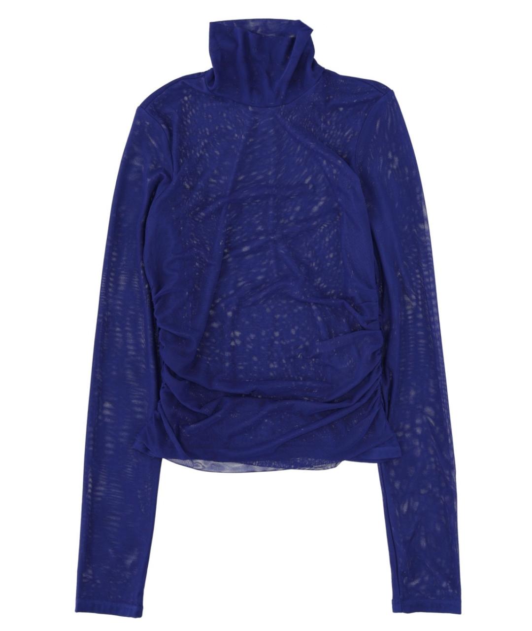 ROTATE Синяя полиэстеровая водолазка, фото 1