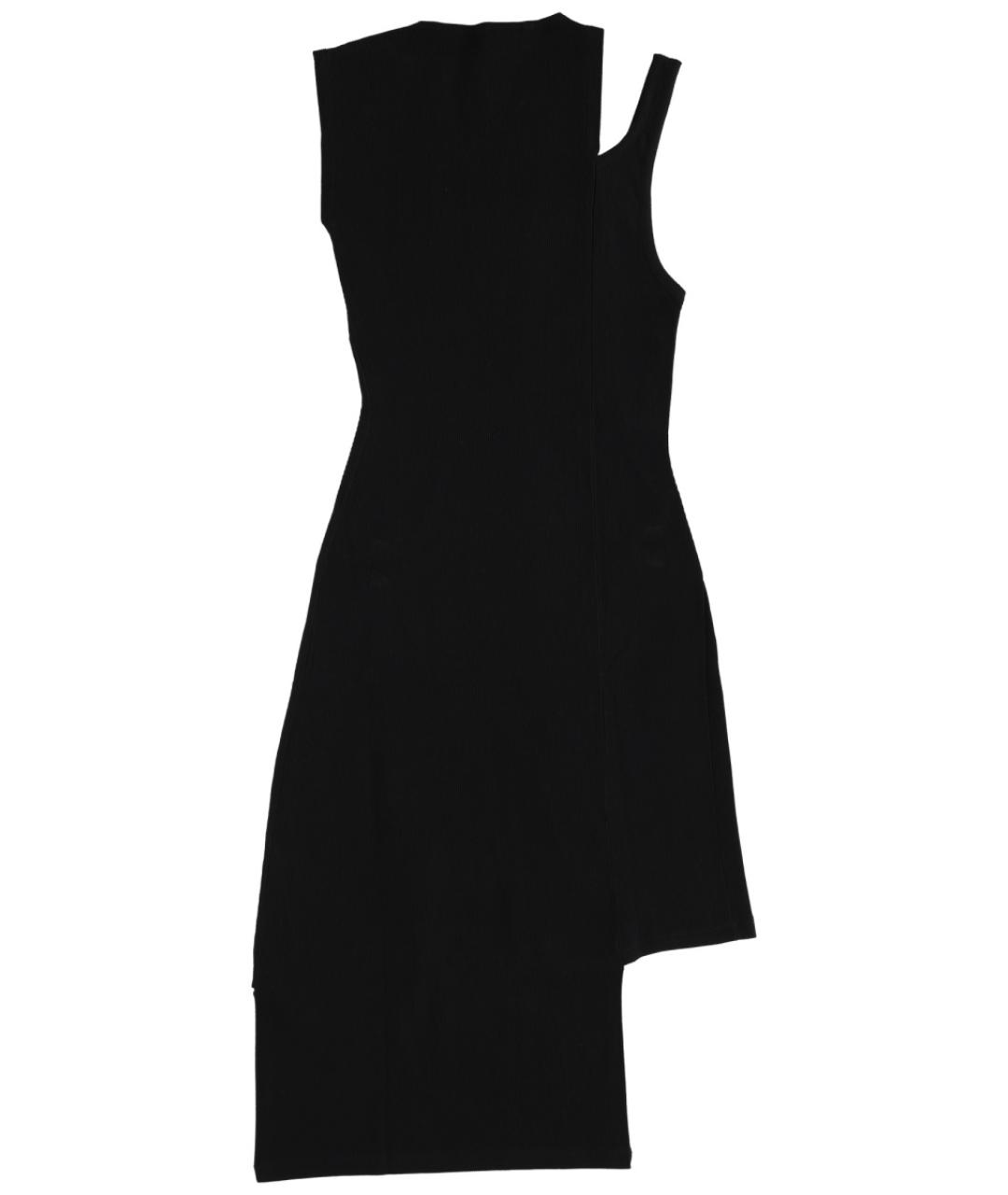 COURREGES Черное вискозное коктейльное платье, фото 5