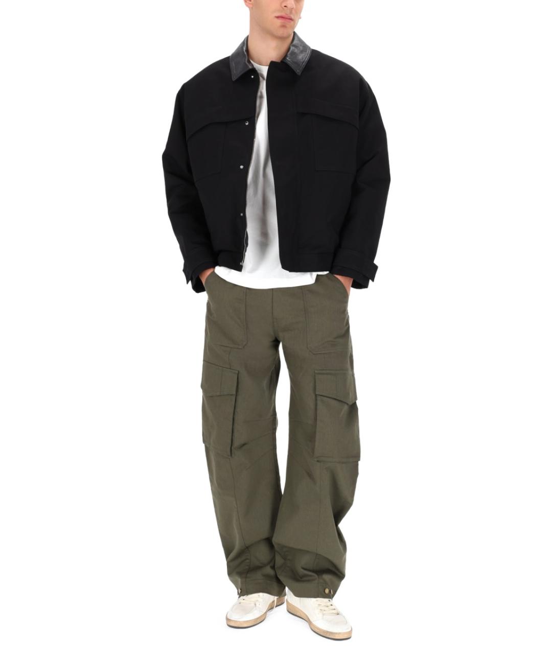 GOLDEN GOOSE DELUXE BRAND Черная хлопковая куртка, фото 3