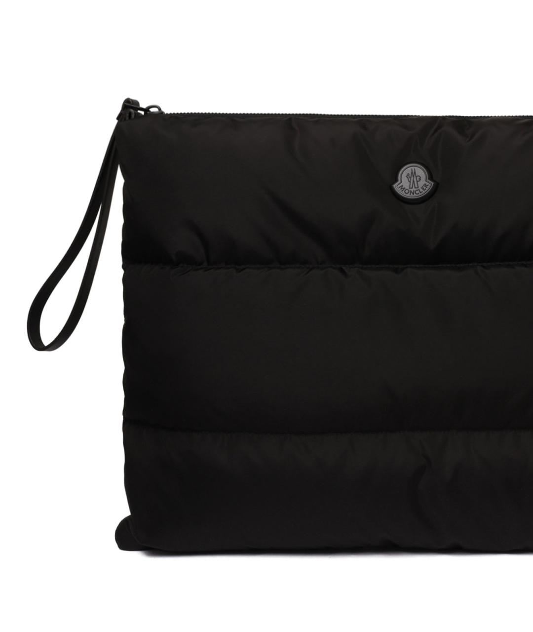 MONCLER Черная барсетка, фото 4