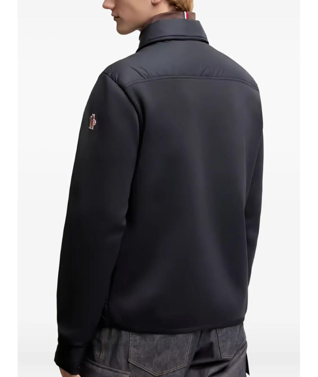 MONCLER Синяя полиамидовая куртка, фото 2