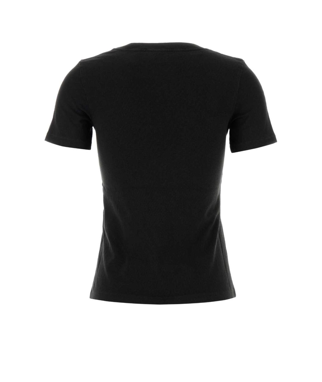 CHLOE Черная хлопковая футболка, фото 2